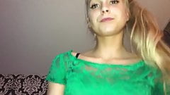 Cute blonde fuck her boy